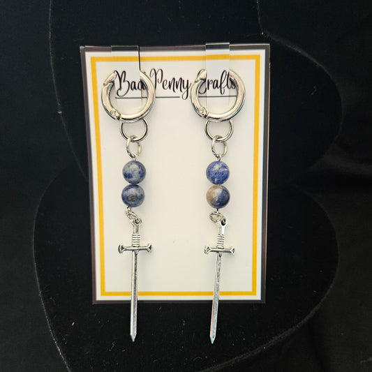 Sword boot charms - Handmade