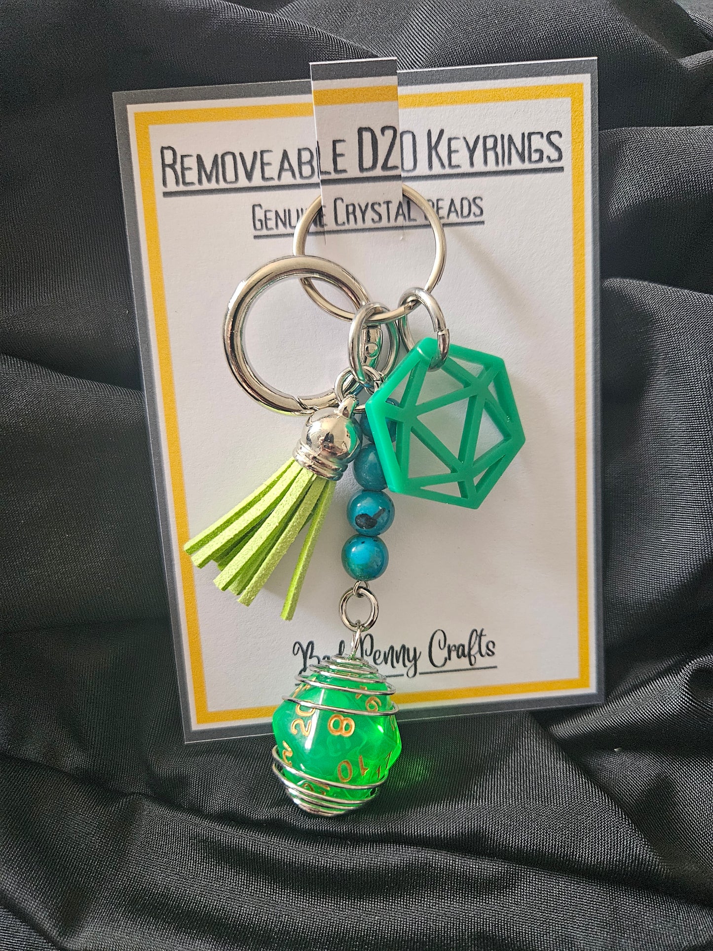 Removable D20 Keyring