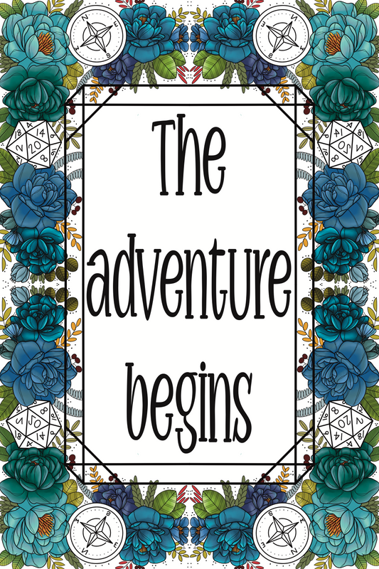 The Adventure Begins, art print